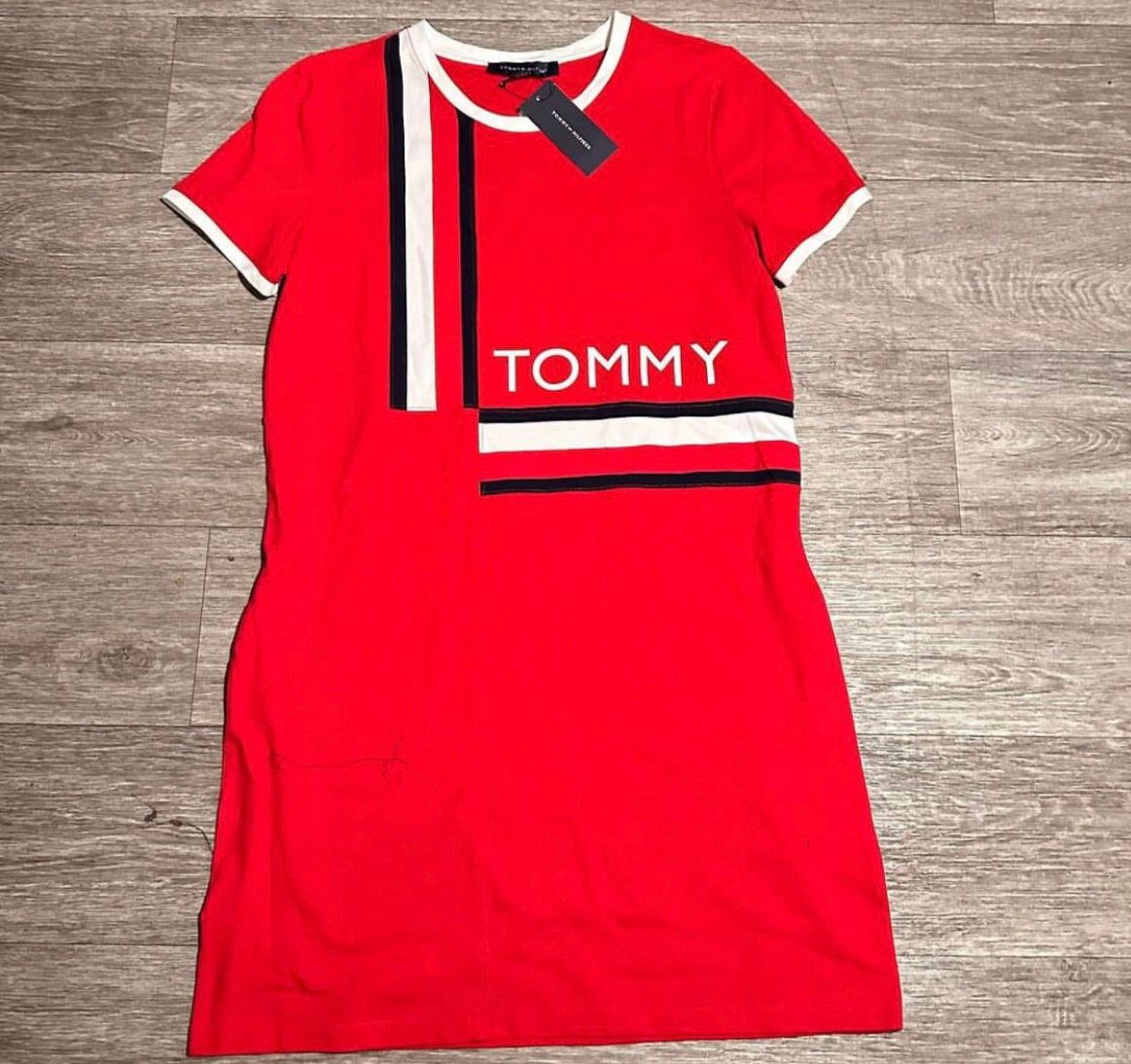 Vestido Rojo Tommy Mujer